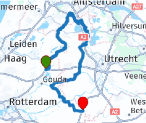 Route zomertijdrit 2025